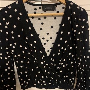 Mink Pink wrap sweater